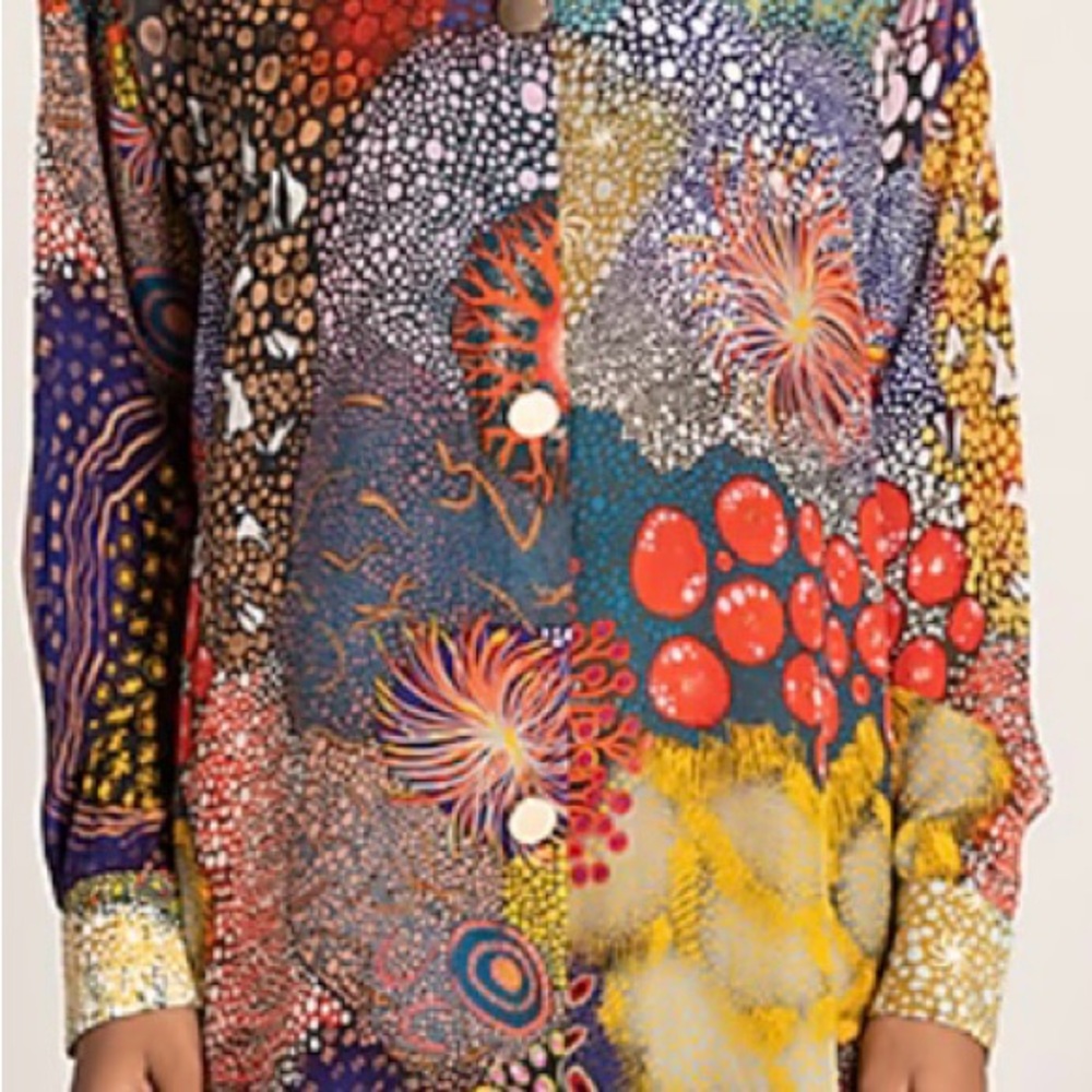 Colorful Abstract Women's Blouse